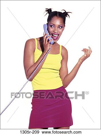 people, woman, telephone, talking, phone, receiver, holding View Large Photo Image Stock Photo - people, woman, telephone, talking, phone, receiver, holding. Fotosearch
