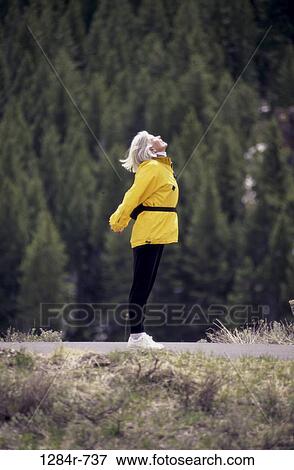 people, woman, walking, senior, stretching, outdoors, up View Large Photo Image Stock Photo - people, woman, walking, senior, stretching, outdoors, up. Fotosearch