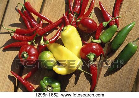 peppers, vegetables, food, still life, variety, Natural food flavorings View Large Photo Image Stock Image - peppers, vegetables, food, still life, variety, Natural food flavorings. Fotosearch