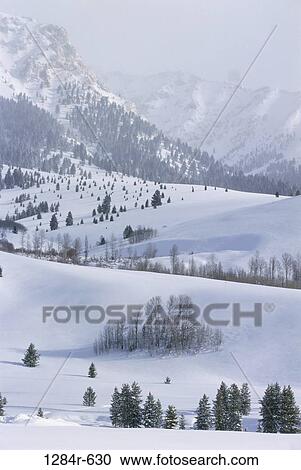 Stock Image - Sun Valley, Idaho, USA. Fotosearch