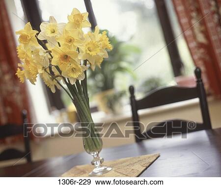 table, flowers, flower, floral, arrangement, vase View Large Photo Image Stock Photo - table, flowers, flower, floral, arrangement, vase. Fotosearch