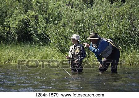 water, sports, fishing, family, father View Large Photo Image Stock Photo - water, sports, fishing, family, father. Fotosearch