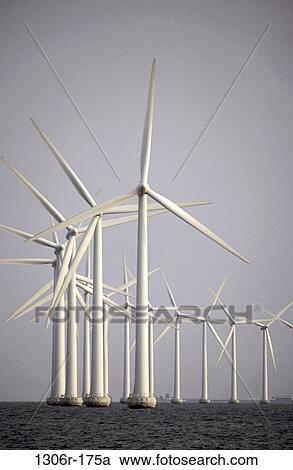 Wind Turbines, Middelgrunden, Denmark View Large Photo Image Stock Image - Wind Turbines, Middelgrunden, Denmark. Fotosearch