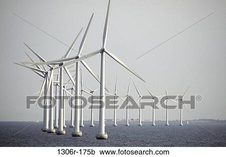 Wind Turbines, Middelgrunden, Denmark View Large Photo Image Stock Image - Wind Turbines, Middelgrunden, Denmark. Fotosearch