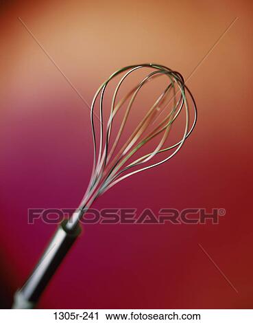 Stock Image - wire, still life, utensil, housewares, whisk, kitchen utensil. Fotosearch
