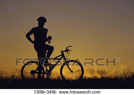 bicycle, silhouette, outdoors, sports, cycling View Large Photo Image Stock Image - bicycle, silhouette, outdoors, sports, cycling. Fotosearch