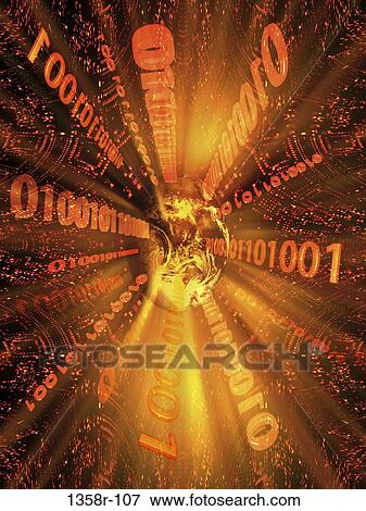 binary, computer, Earth, numbers, binary code View Large Photo Image Stock Photo - binary, computer, Earth, numbers, binary code. Fotosearch