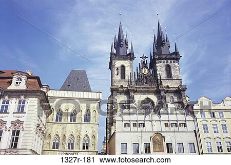 Church of Our Lady Before Tyn, Prague, Czech Republic View Large Photo Image Stock Image - Church of Our Lady Before Tyn, Prague, Czech Republic. Fotosearch
