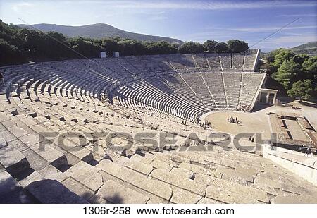 Epidaurus, Greece View Large Photo Image Stock Photo - Epidaurus, Greece. Fotosearch