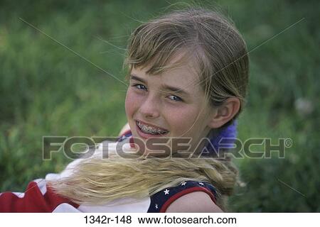 grass, people, braces, girl, outdoors, child View Large Photo Image Stock Photo - grass, people, braces, girl, outdoors, child. Fotosearch