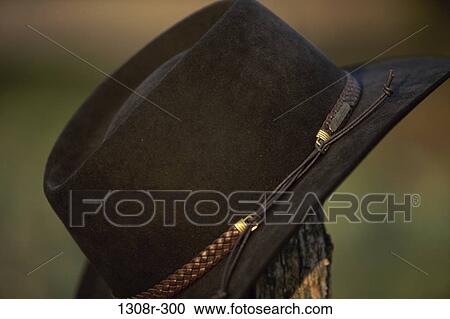 Stock Image - hat, western, still life, cowboy, cowboy hat, Stills western. Fotosearch