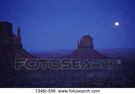 Stock Photograph - Mittens Buttes, Monument Valley, Arizona, USA. Fotosearch