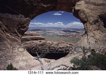 Stock Image - Partition Arch, Arches National Park, Utah, USA. Fotosearch