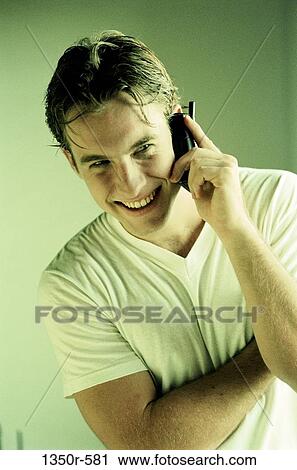 Stock Image - people, telephone, talking, phone, cell phone. Fotosearch