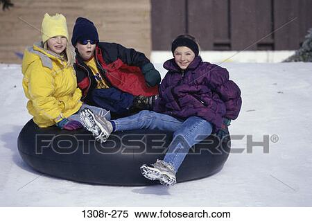 people, winter, sunglasses, inner tube, outdoors, children View Large Photo Image Stock Photography - people, winter, sunglasses, inner tube, outdoors, children. Fotosearch