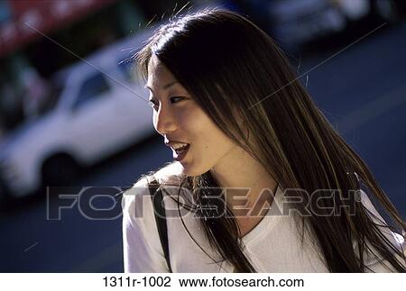 people, woman, Asian, outdoors, headshot, young adult View Large Photo Image Stock Image - people, woman, Asian, outdoors, headshot, young adult. Fotosearch