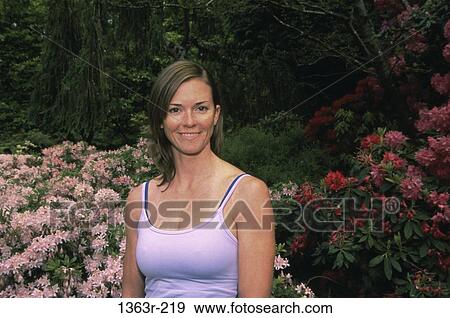 people, woman, outdoors, brunette, Caucasian, young adult View Large Photo Image Stock Photo - people, woman, outdoors, brunette, Caucasian, young adult. Fotosearch