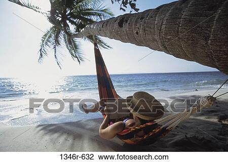 relaxed, people, relaxation, woman, tropical, reading View Large Photo Image Stock Image - relaxed, people, relaxation, woman, tropical, reading. Fotosearch