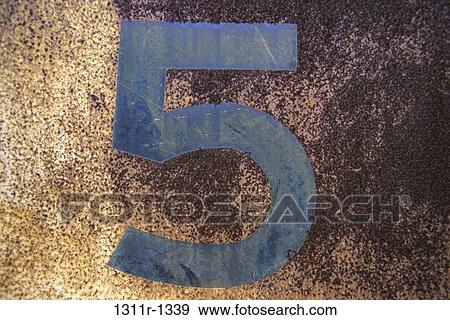 sign, number, five, signage, straightforward View Large Photo Image Stock Photo - sign, number, five, signage, straightforward. Fotosearch