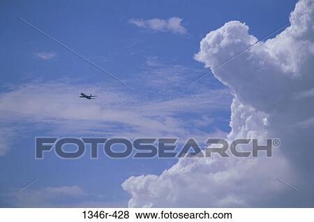 sky, flight, airplane, clouds, transportation, aircraft View Large Photo Image Stock Photo - sky, flight, airplane, clouds, transportation, aircraft. Fotosearch