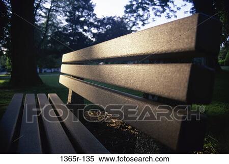 Stock Photography - bench, park, close-up, Parks public. Fotosearch