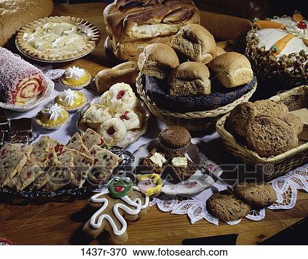 biscuits, bread, assorted, desserts, snack, food View Large Photo Image Stock Image - biscuits, bread, assorted, desserts, snack, food. Fotosearch