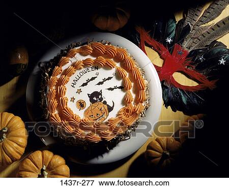 cake, decorated, mask, Halloween, sweet, decorations View Large Photo Image Stock Photo - cake, decorated, mask, Halloween, sweet, decorations. Fotosearch