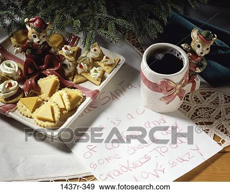 Stock Photo - coffee, mug, Christmas, pieces, food, still life. Fotosearch