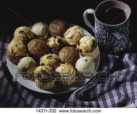coffee, plate, bread, assorted, breakfast, snack View Large Photo Image Stock Image - coffee, plate, bread, assorted, breakfast, snack. Fotosearch