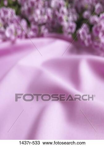 Stock Image - flowers, background, fabric, cloth, manipulated. Fotosearch
