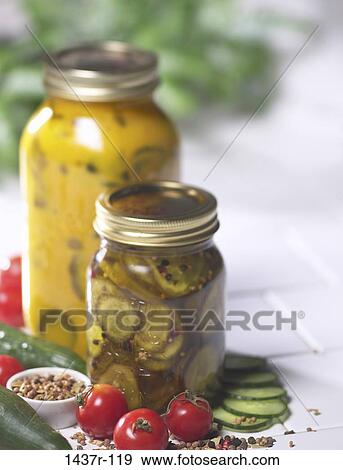 food, still life, tomatoes, cucumbers, pickles, jars View Large Photo Image Stock Photo - food, still life, tomatoes, cucumbers, pickles, jars. Fotosearch