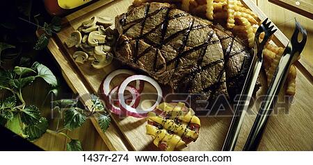 french fries, mushrooms, onions, food, panoramic, still life View Large Photo Image Picture - french fries, mushrooms, onions, food, panoramic, still life. Fotosearch