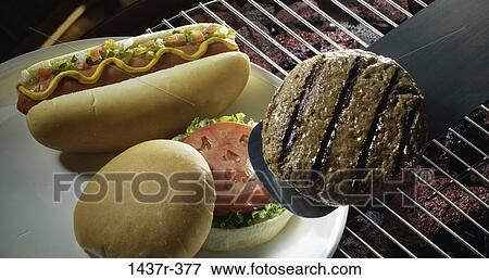 hamburger, food, spatula, still life, fast food, meat View Large Photo Image Stock Photo - hamburger, food, spatula, still life, fast food, meat. Fotosearch