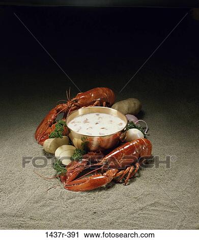 Lobster Chowder View Large Photo Image Stock Image - Lobster Chowder. Fotosearch
