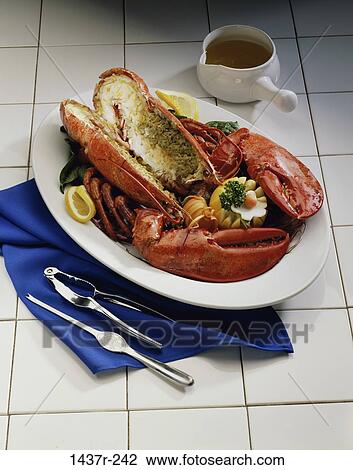 lobster, cracked, seafood, food, still life, portion View Large Photo Image Stock Image - lobster, cracked, seafood, food, still life, portion. Fotosearch