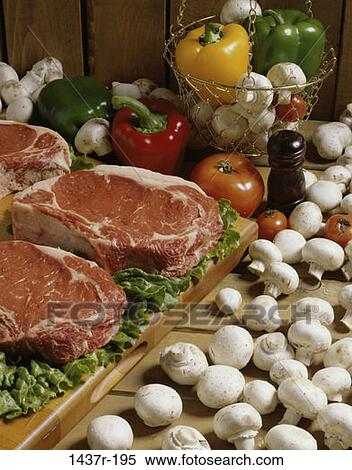 mushrooms, ingredient, peppers, vegetables, food, still life, cutting board View Large Photo Image Stock Photography - mushrooms, ingredient, peppers, vegetables, food, still life, cutting board. Fotosearch