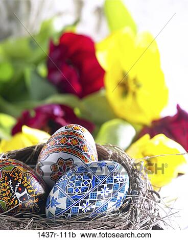 nest, decorations, spring, Easter, still life, eggs View Large Photo Image Stock Image - nest, decorations, spring, Easter, still life, eggs. Fotosearch