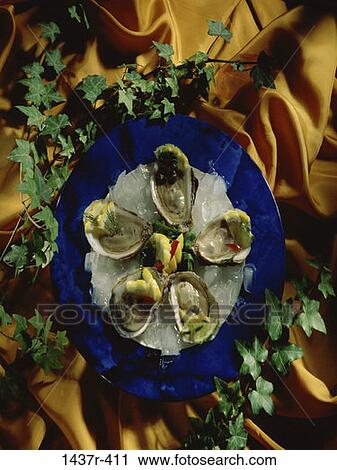 Stock Image - Oysters. Fotosearch