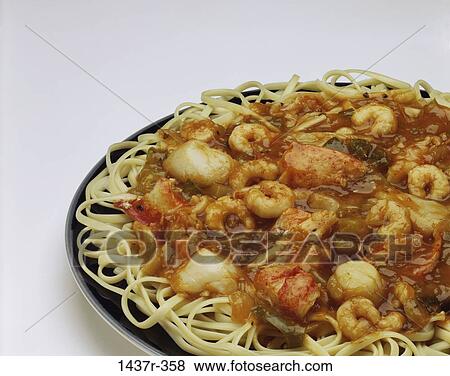 pasta, seafood, food, sauce, still life, meal View Large Photo Image Stock Photo - pasta, seafood, food, sauce, still life, meal. Fotosearch
