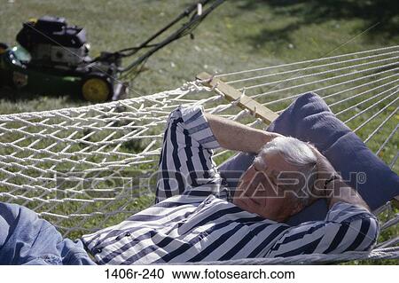 people, sleeping, senior, hammock, outdoors View Large Photo Image Stock Image - people, sleeping, senior, hammock, outdoors. Fotosearch