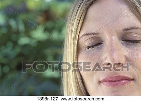people, woman, outdoors, blond, headshot, Caucasian View Large Photo Image Stock Photo - people, woman, outdoors, blond, headshot, Caucasian. Fotosearch