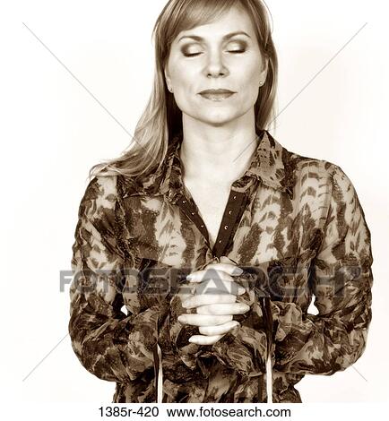people, woman, religious, religion, clasping, blond, pray View Large Photo Image Stock Image - people, woman, religious, religion, clasping, blond, pray. Fotosearch