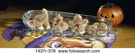 pumpkin, pieces, Halloween, decorations, dish, food View Large Photo Image Stock Photo - pumpkin, pieces, Halloween, decorations, dish, food. Fotosearch