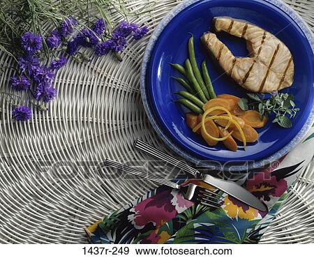 Salmon Steak View Large Photo Image Stock Photo - Salmon Steak. Fotosearch