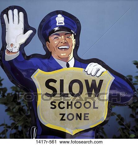 square, sign, halting, slow, halt, signage, crossing guard View Large Photo Image Stock Image - square, sign, halting, slow, halt, signage, crossing guard. Fotosearch