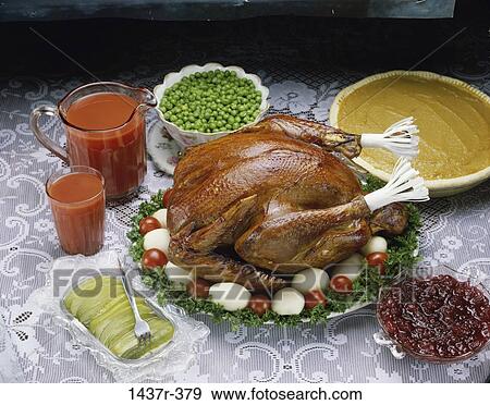 Turkey, glass, pie, pumpkin, pitcher, food View Large Photo Image Stock Photo - Turkey, glass, pie, pumpkin, pitcher, food. Fotosearch
