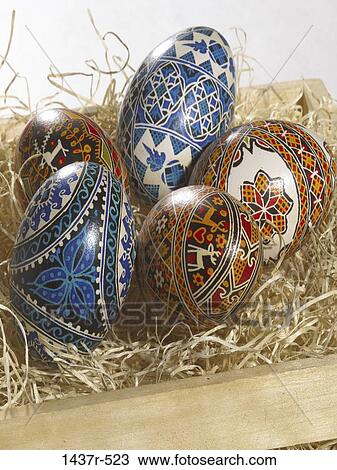 Stock Image - Ukrainian Easter Eggs. Fotosearch