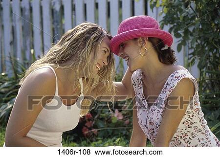 women, people, outdoors, friends, bonding, together View Large Photo Image Stock Photo - women, people, outdoors, friends, bonding, together. Fotosearch