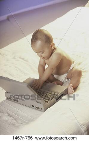 baby, computer, laptop, future, touching, indoors View Large Photo Image Stock Photograph - baby, computer, laptop, future, touching, indoors. Fotosearch
