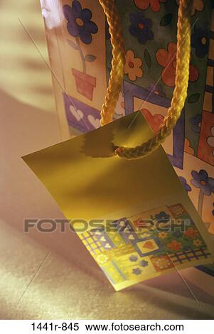bag, gift, present, card, still life, tag View Large Photo Image Stock Photography - bag, gift, present, card, still life, tag. Fotosearch